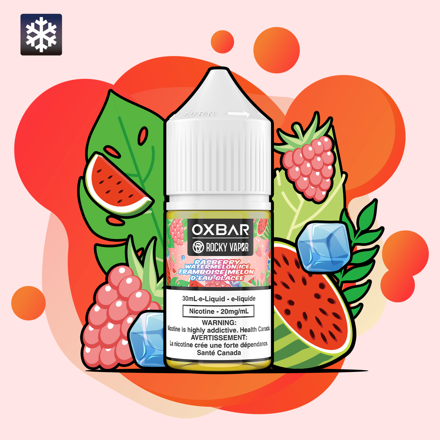 Rocky Vapor OXBAR 30 mL Nic Salt E-Liquid – product view 10