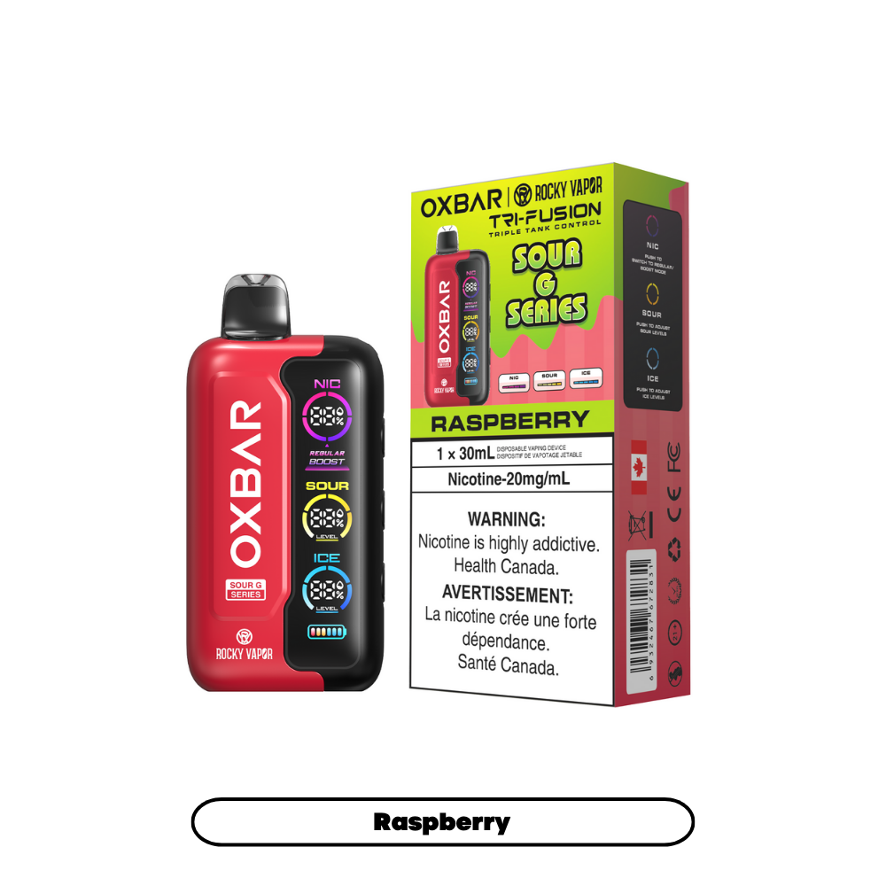 Rocky Vapor OXBAR Tri-Fusion 30 mL Disposable – product view 23