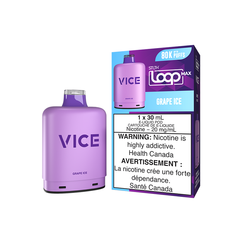 STLTH LOOP MAX X VICE Prefilled Pod ( BATERRY NOT INCLUDED)