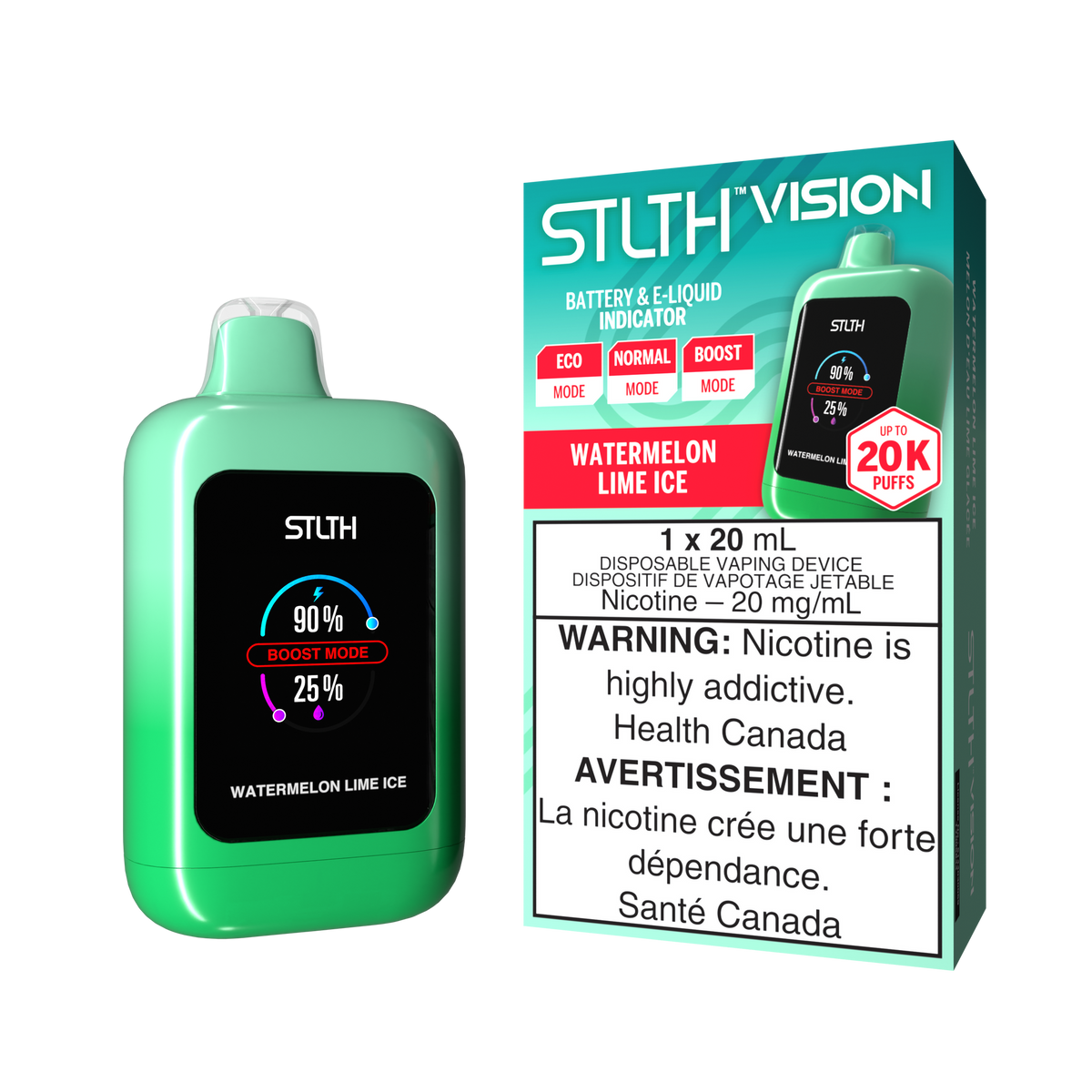 STLTH Vision 20K Disposable – product view 20