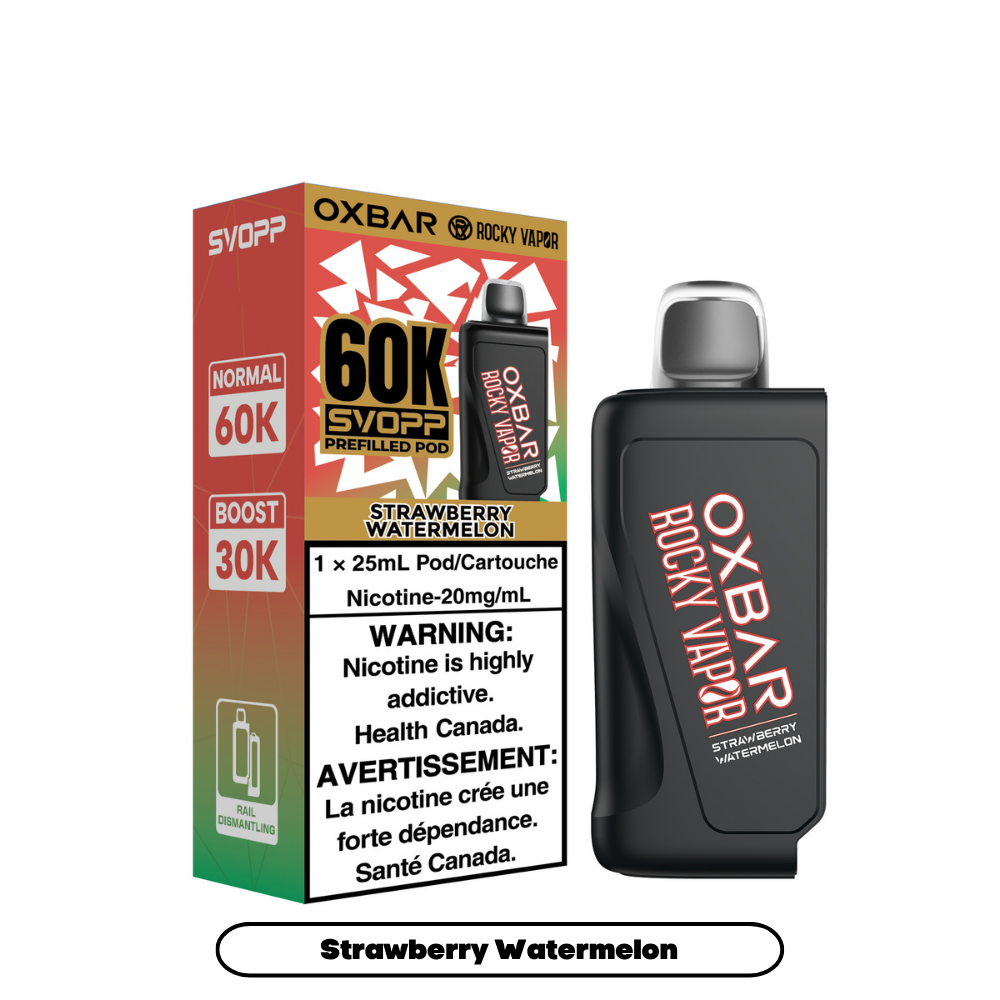 Svopp Rocky Vapor Oxbar 60k Prefilled Pods (BATTERY NOT INCLUDED)
