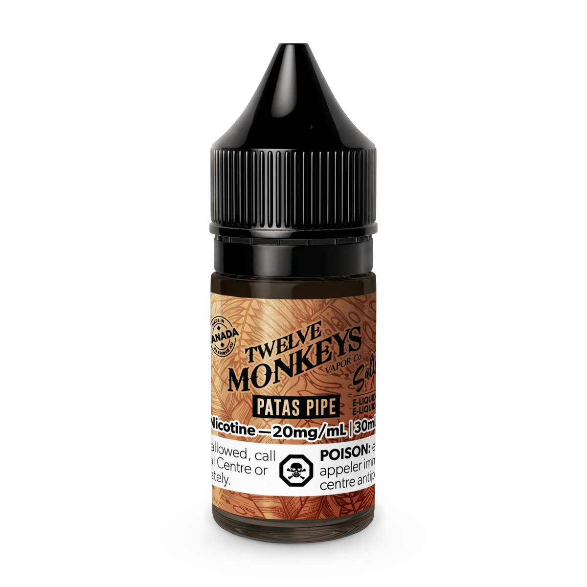 Twelve Monkeys 30 mL Nic Salt E-Liquid – product view 5