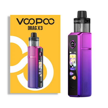 VOOPOO DRAG X3 POD KIT (Battery: External 18650 battery (Not included)
