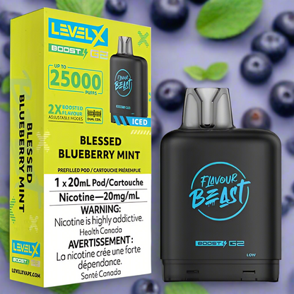 Level X BOOST &amp; BOOST G2 Flavour Beast Pod 15-25k (BATTERY NOT INCLUDED) Provincially stamped