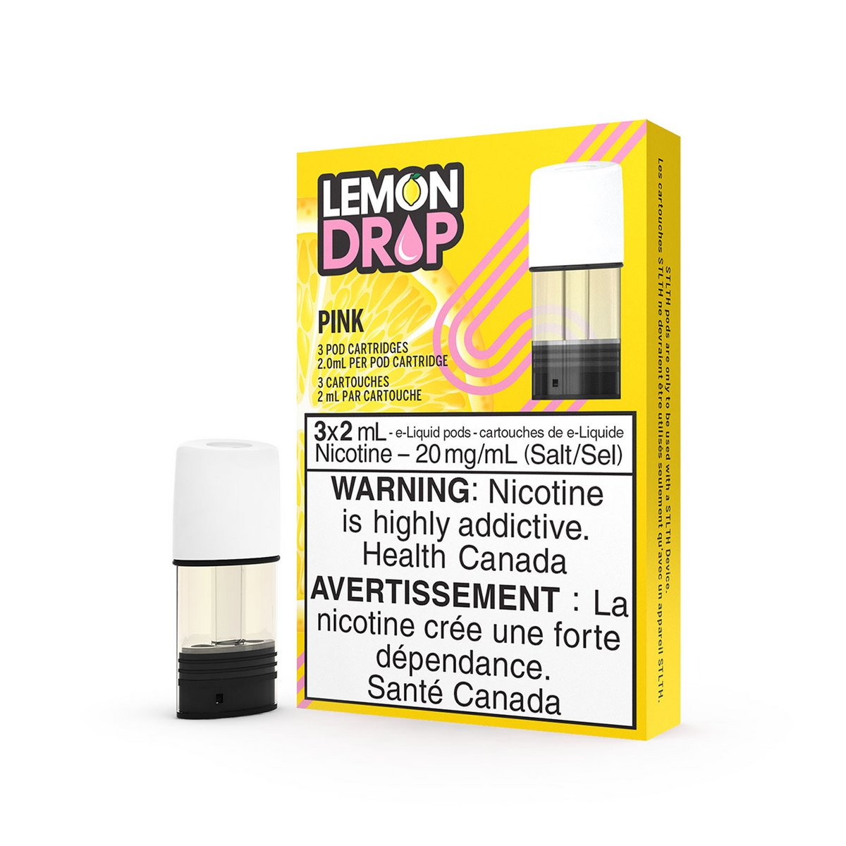 STLTH Lemon Drop Prefilled Pod Pack