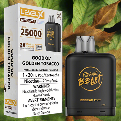 Level X BOOST &amp; BOOST G2 Flavour Beast Pod 15-25k (BATTERY NOT INCLUDED) Provincially stamped