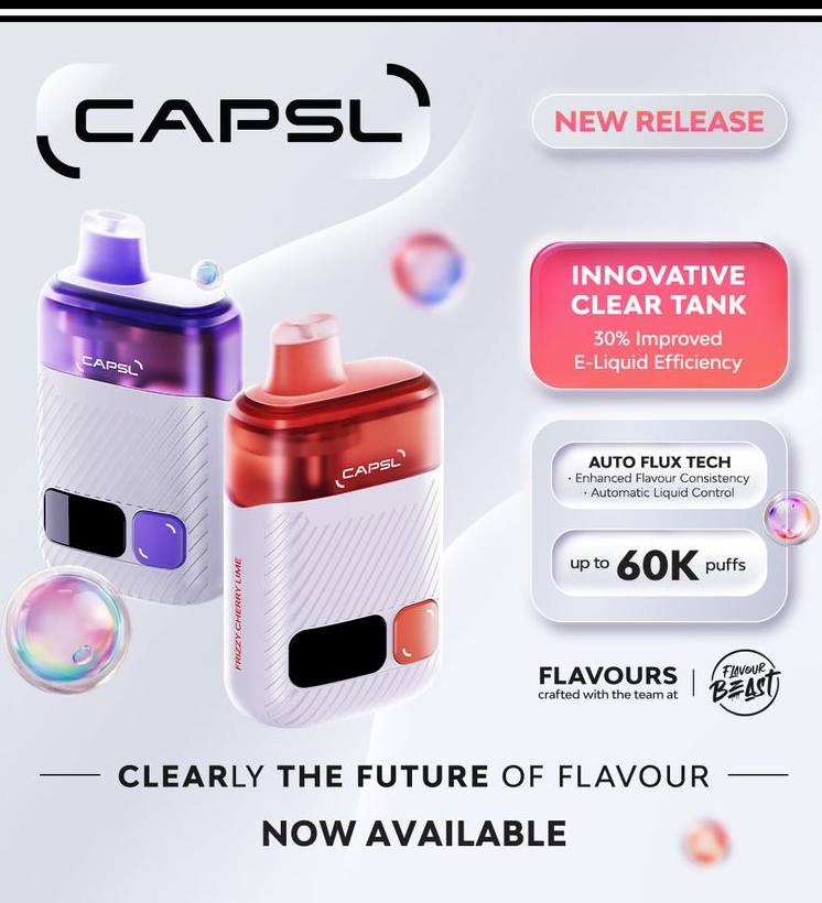 Flavour Beast CAPSL AFX17 60K Disposable Vapes