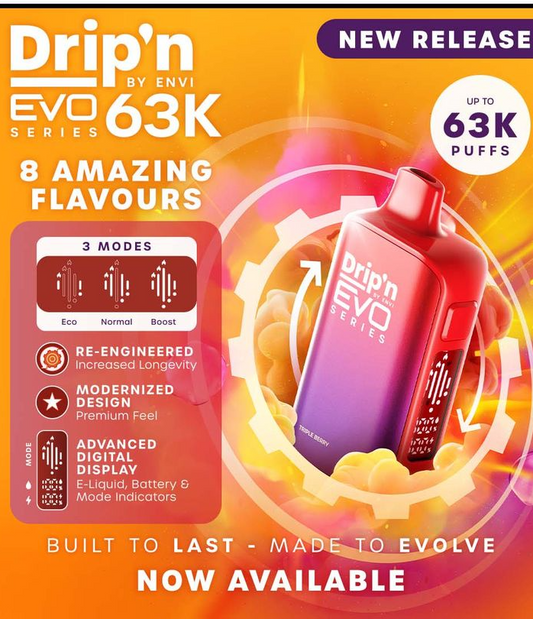 Drip'n by ENVI EVO 63K Disposable Vape