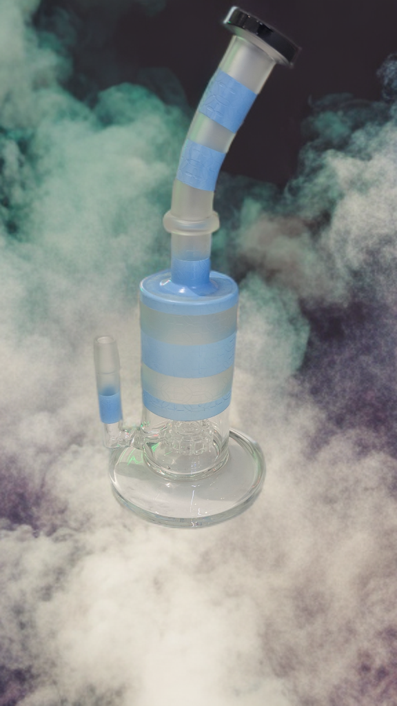 10-Inch Blue Dab Rig – Bowl Not Included