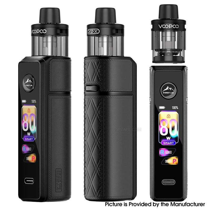 VOOPOO DRAG X3 POD KIT (Battery: External 18650 battery (Not included)