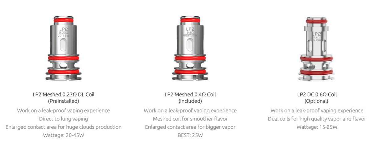 SMOK LP2 Replacement Coils – 5-Pack – product view 2