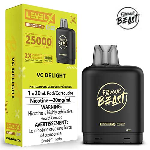 Level X BOOST &amp; BOOST G2 Flavour Beast Pod 15-25k (BATTERY NOT INCLUDED) Provincially stamped