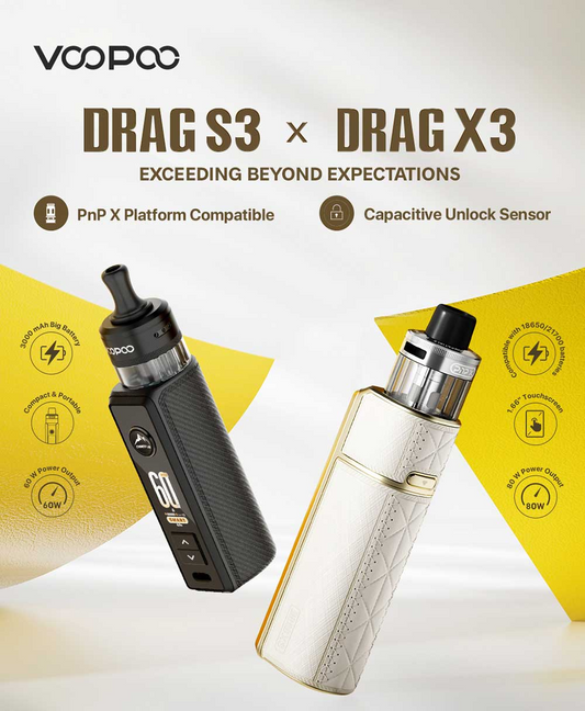 VooPoo Drag X3 Pod Kit – Battery Not Included – CRC
