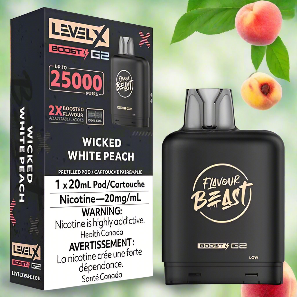 Level X BOOST &amp; BOOST G2 Flavour Beast Pod 15-25k (BATTERY NOT INCLUDED) Provincially stamped