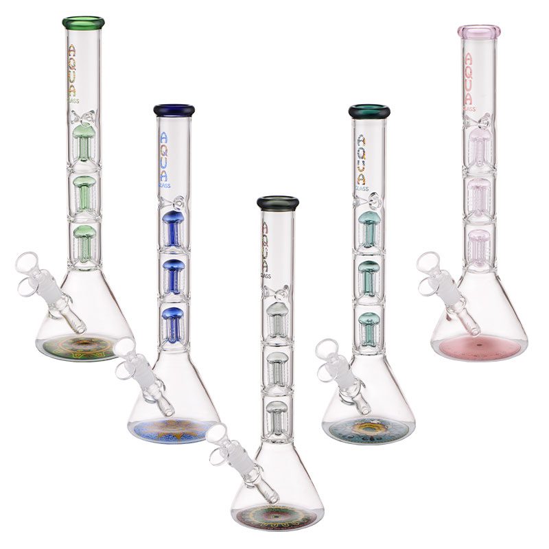 Aqua - 15″ Triple 5 Arm Perc Bong
