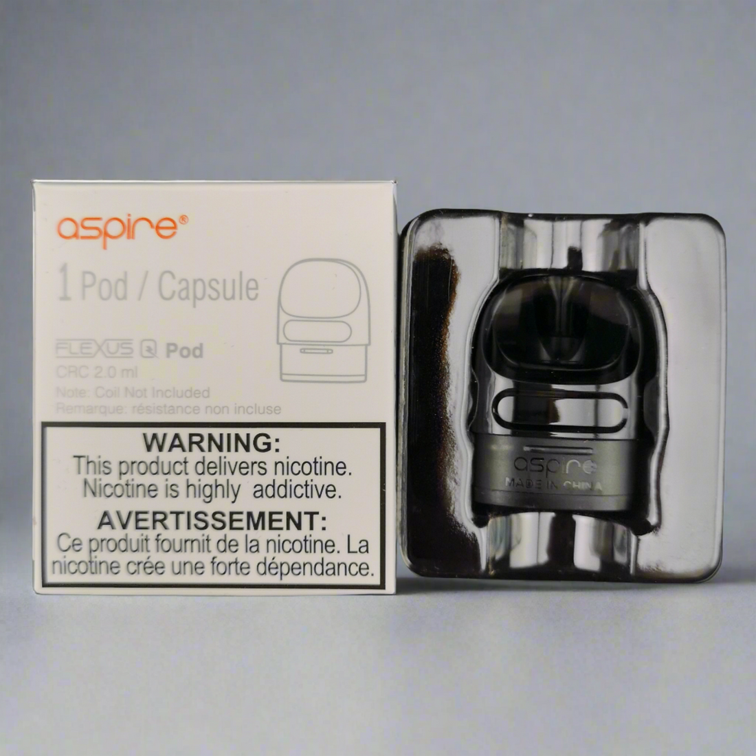 Aspire Flexus Q Empty Replacement Pod (1/Pack)