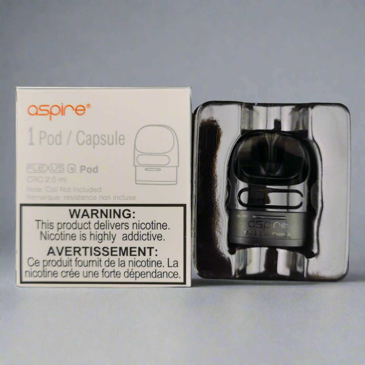 Aspire Flexus Q Empty Replacement Pod – 1-Pack