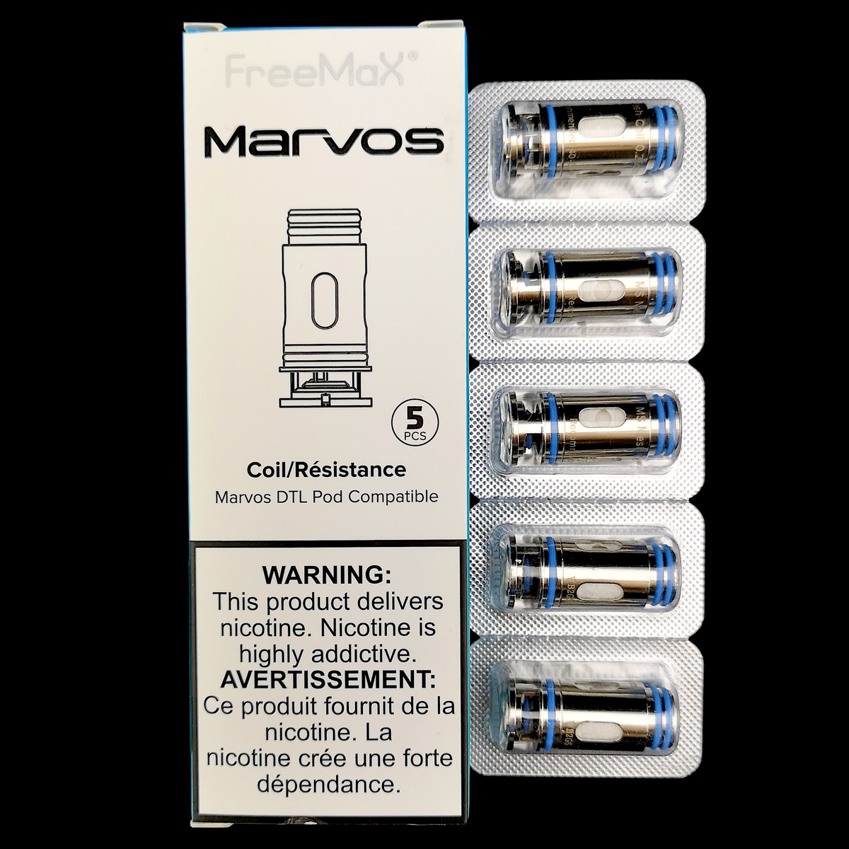 Freemax Marvos MS Mesh Replacement Coils – 5-Pack – product view 3