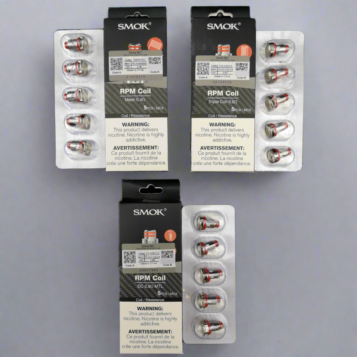 SMOK RPM Replacement Coils – 5-Pack