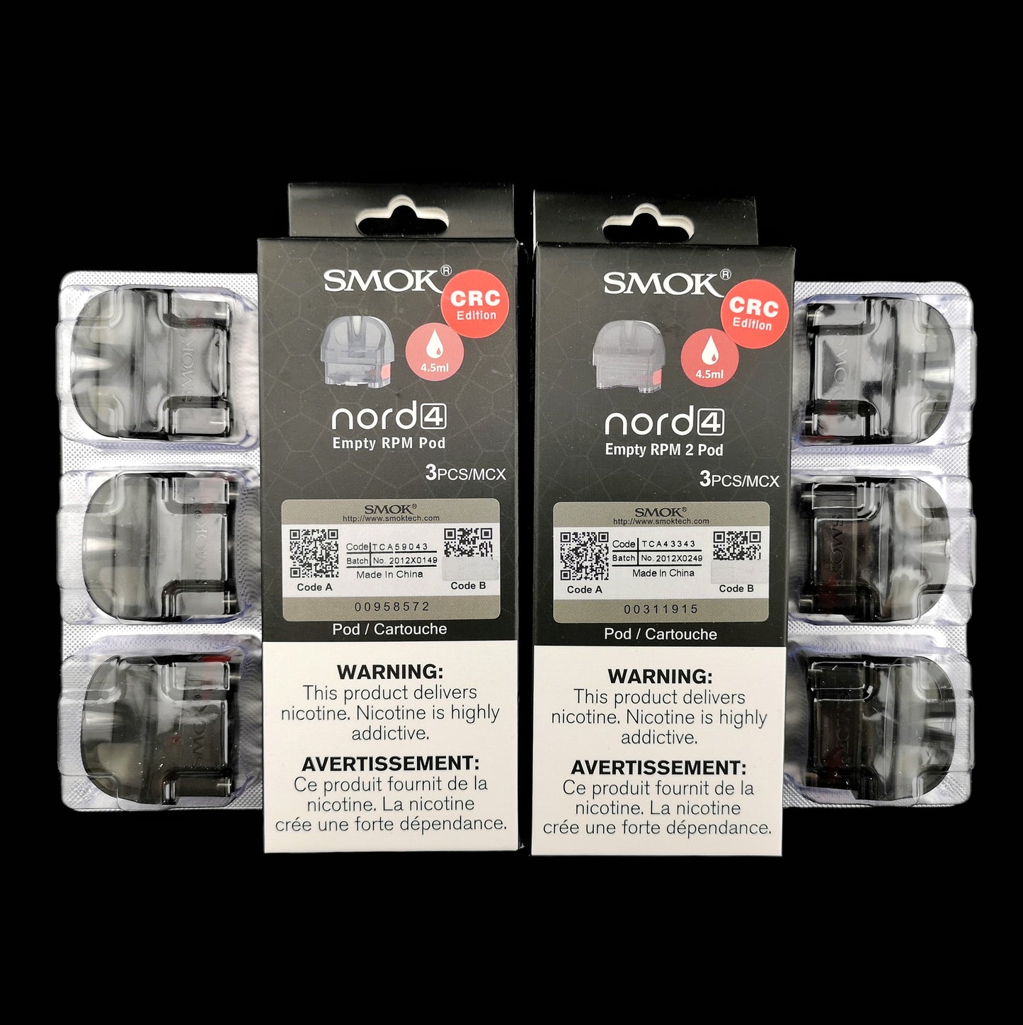 SMOK Nord 4 Empty Replacement Pods – 3-Pack – CRC
