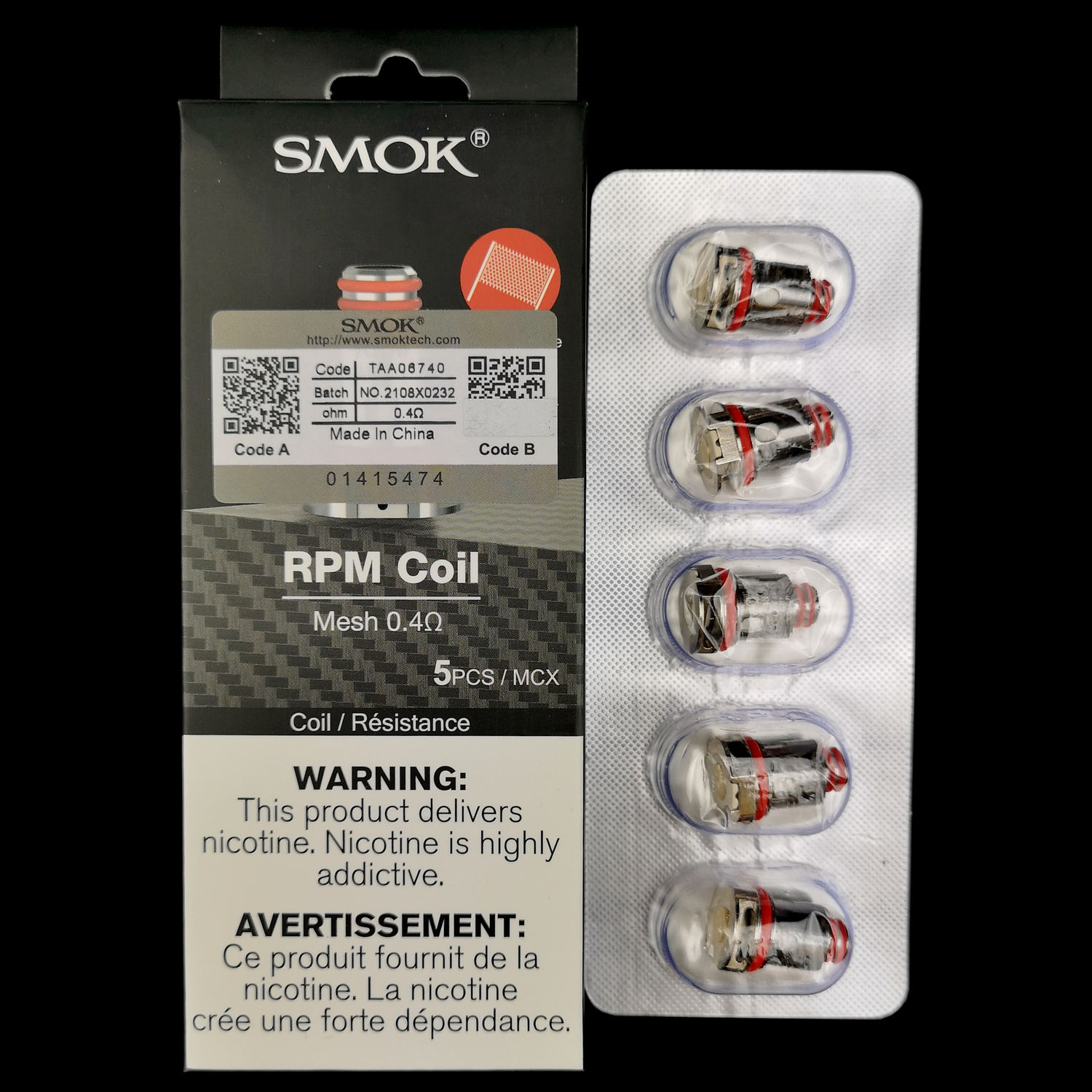 SMOK RPM Replacement Coils (5 Pack)