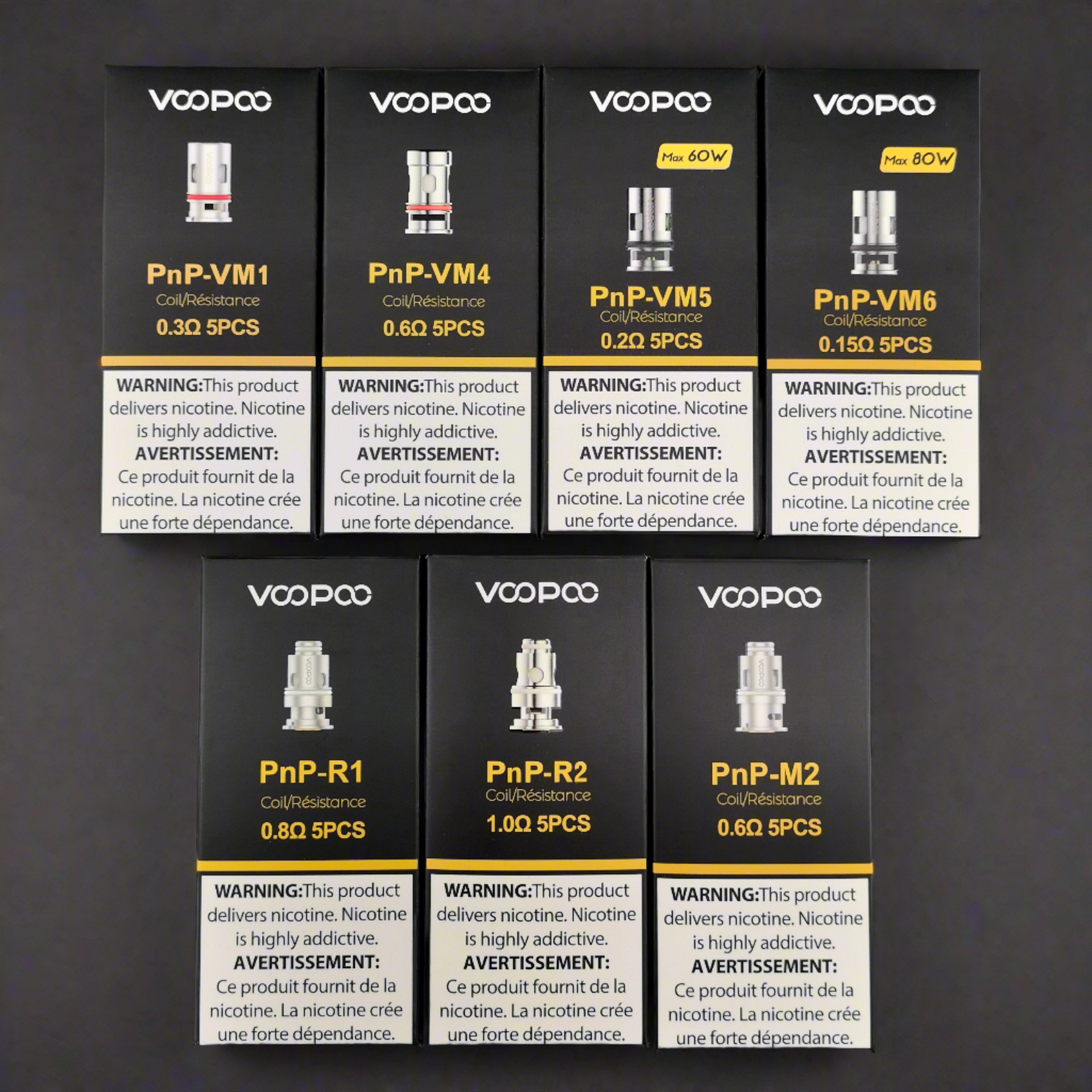 nexlim oxva cartouche Résistances PnP par Voopoo - Compatibles pods Vinci Drag Navi Seal main image 0