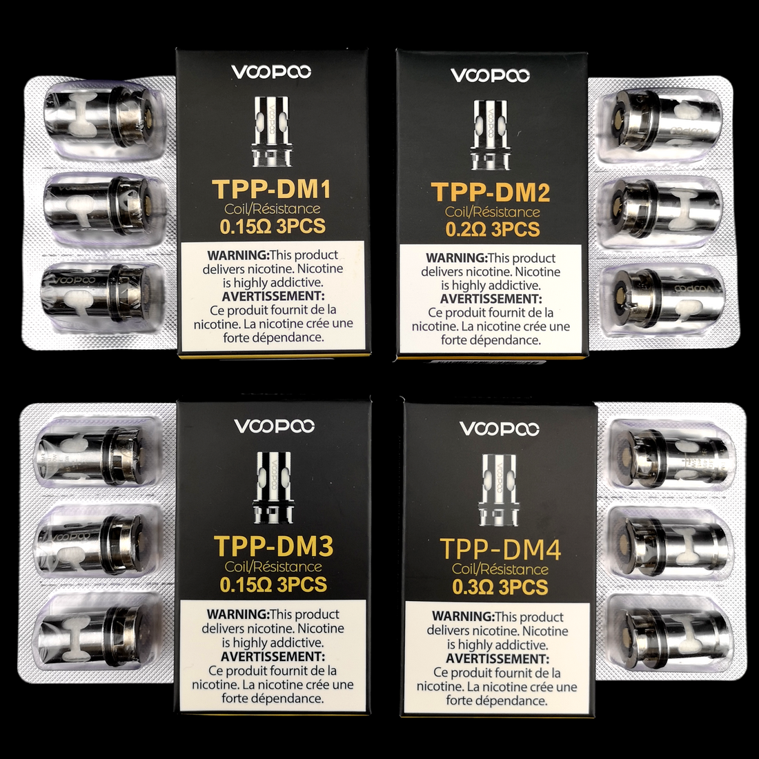 VooPoo TPP Mesh Replacement Coils (3 Pack)