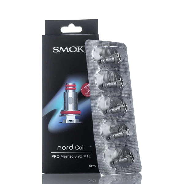 SMOK Nord Pro 0.9 Ohm Meshed Replacement Coils – 5-Pack